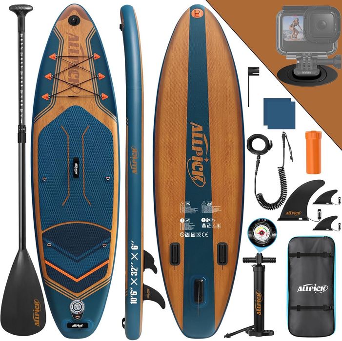 Placa gonflabila Stand Up Paddle 320x80x15 cm, cu accesorii complete