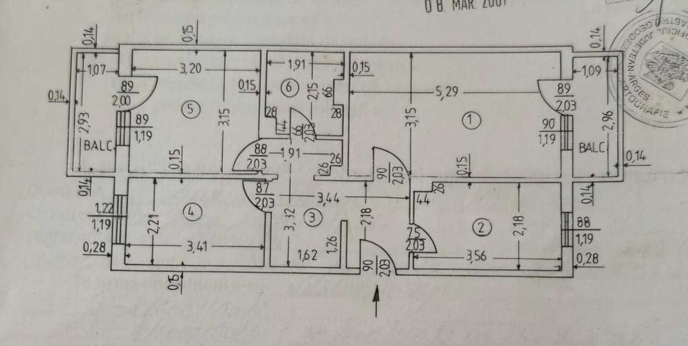 Vand apartament nerenovat 3 camere Popa Sapca