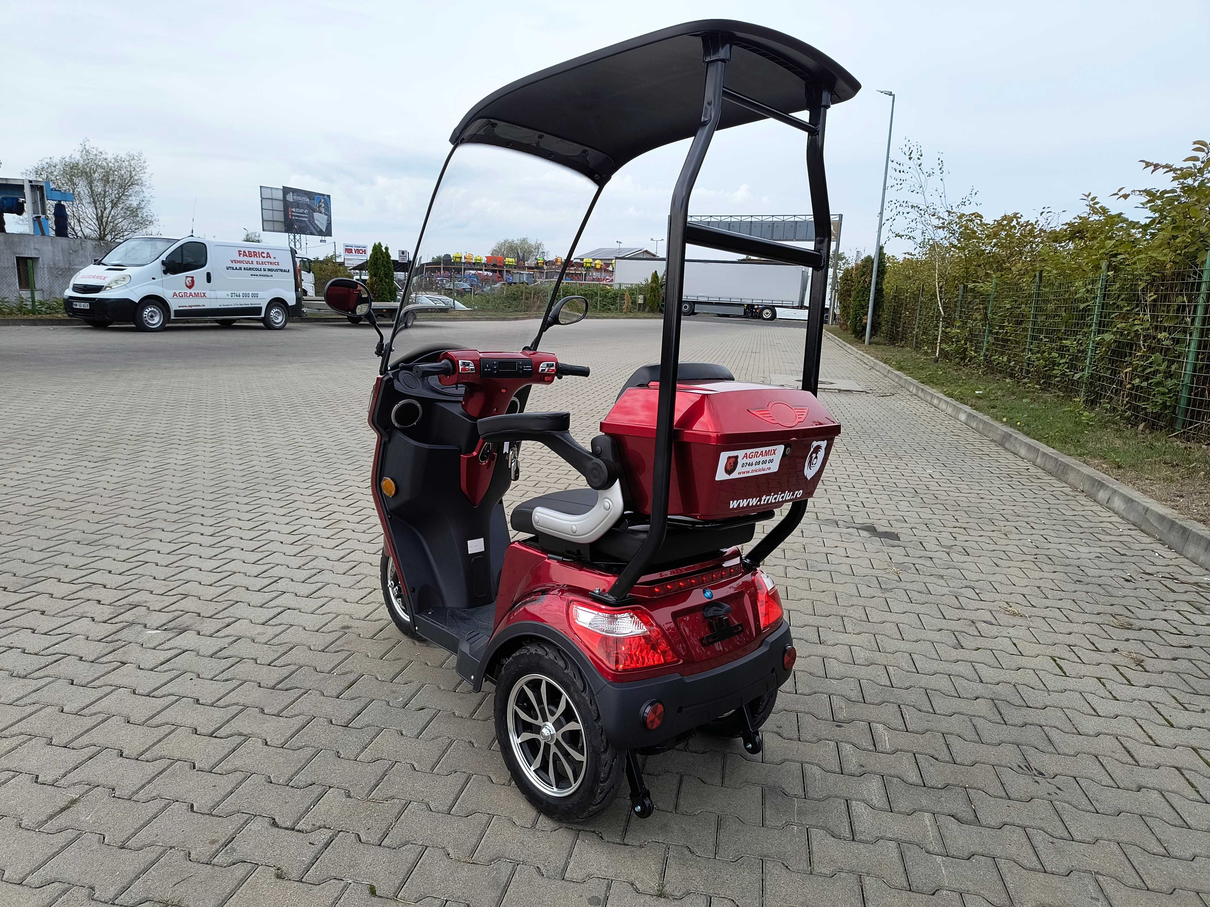 Triciclu Thor Eco Zone electric Agramix 800 W nou