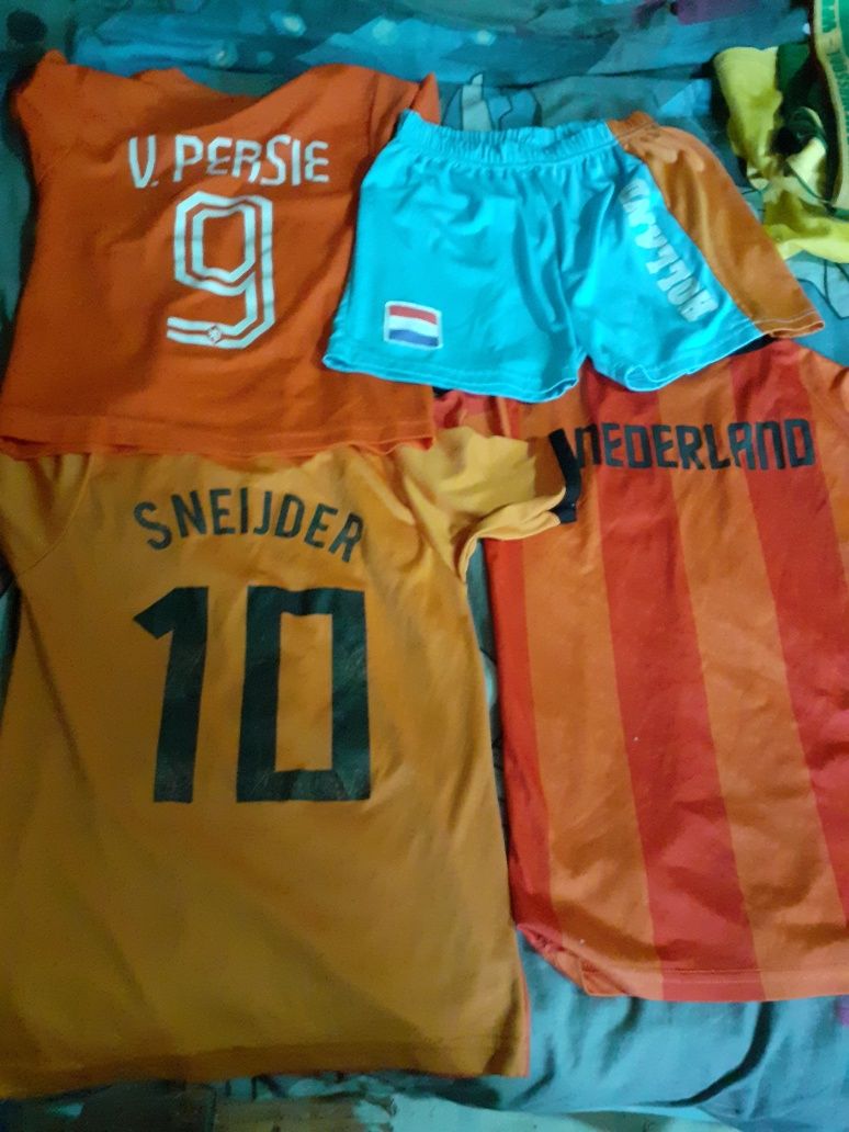 Tricou fotbal copii Olanda/Sneijder, V.Persie/6/8 ani