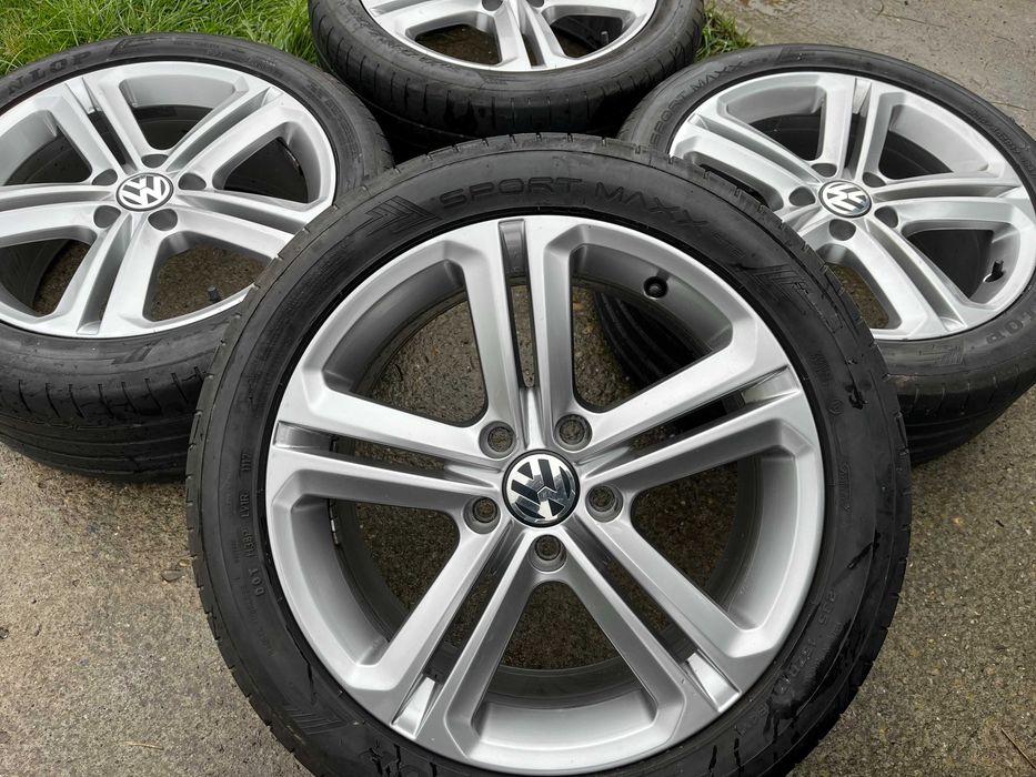Jante VW Passat R Line 17 Golf Jetta Touran Caddy anvelope 235/45ZR17