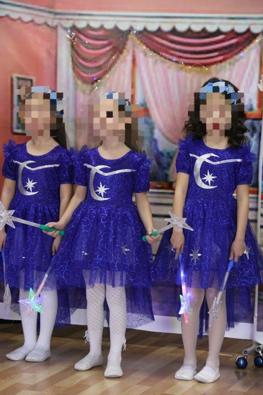 Платье детское на рост 120 новогоднее