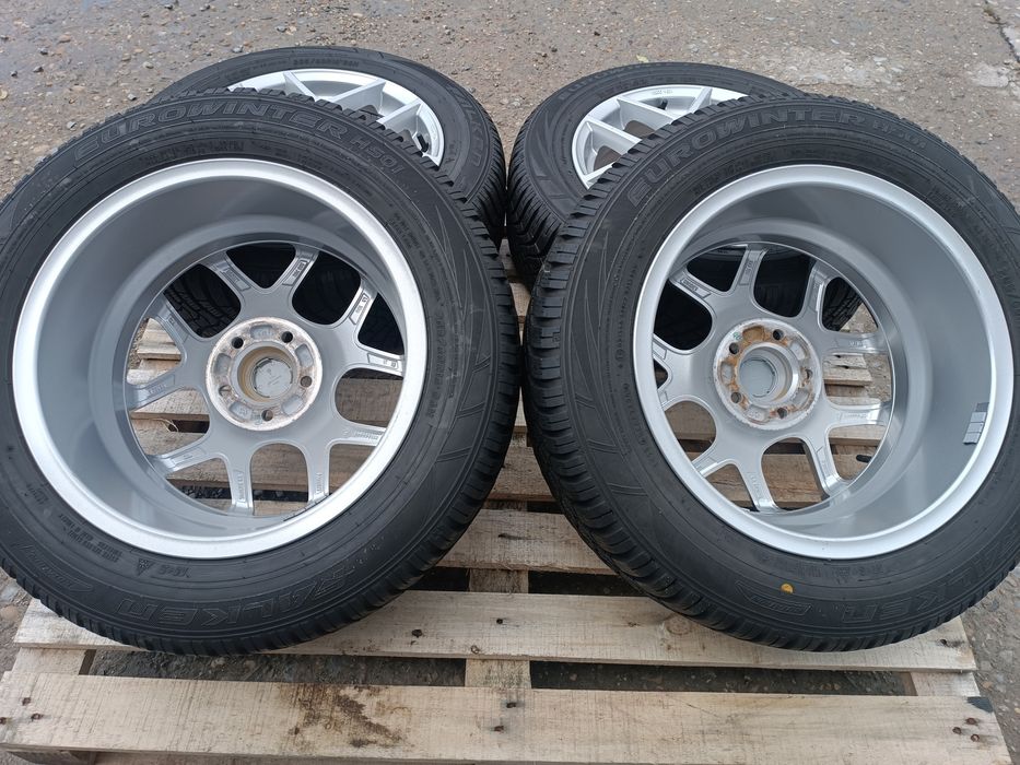 Лети джанти 16ки 5х108 Borbet + зимни гуми 205/60/16 Falken