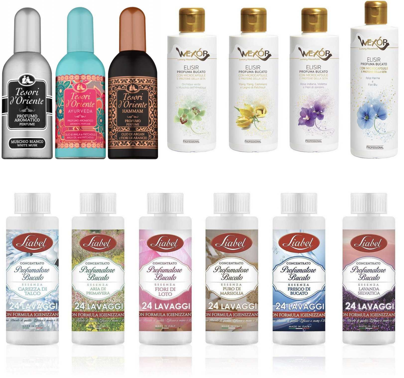 парфюми за пране внос ИТАЛИЯ различни марки и техните видове