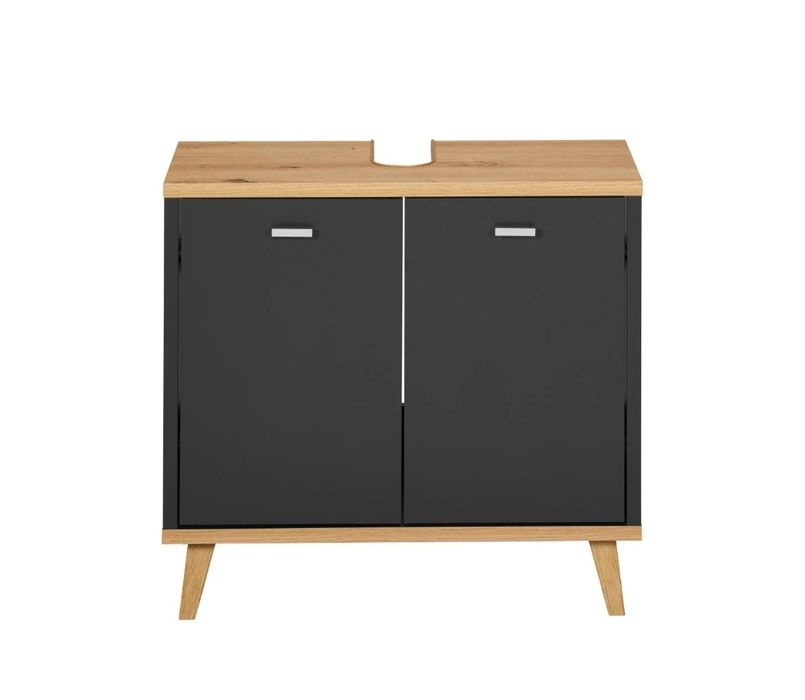 Шкаф за мивка с отвор за сифон