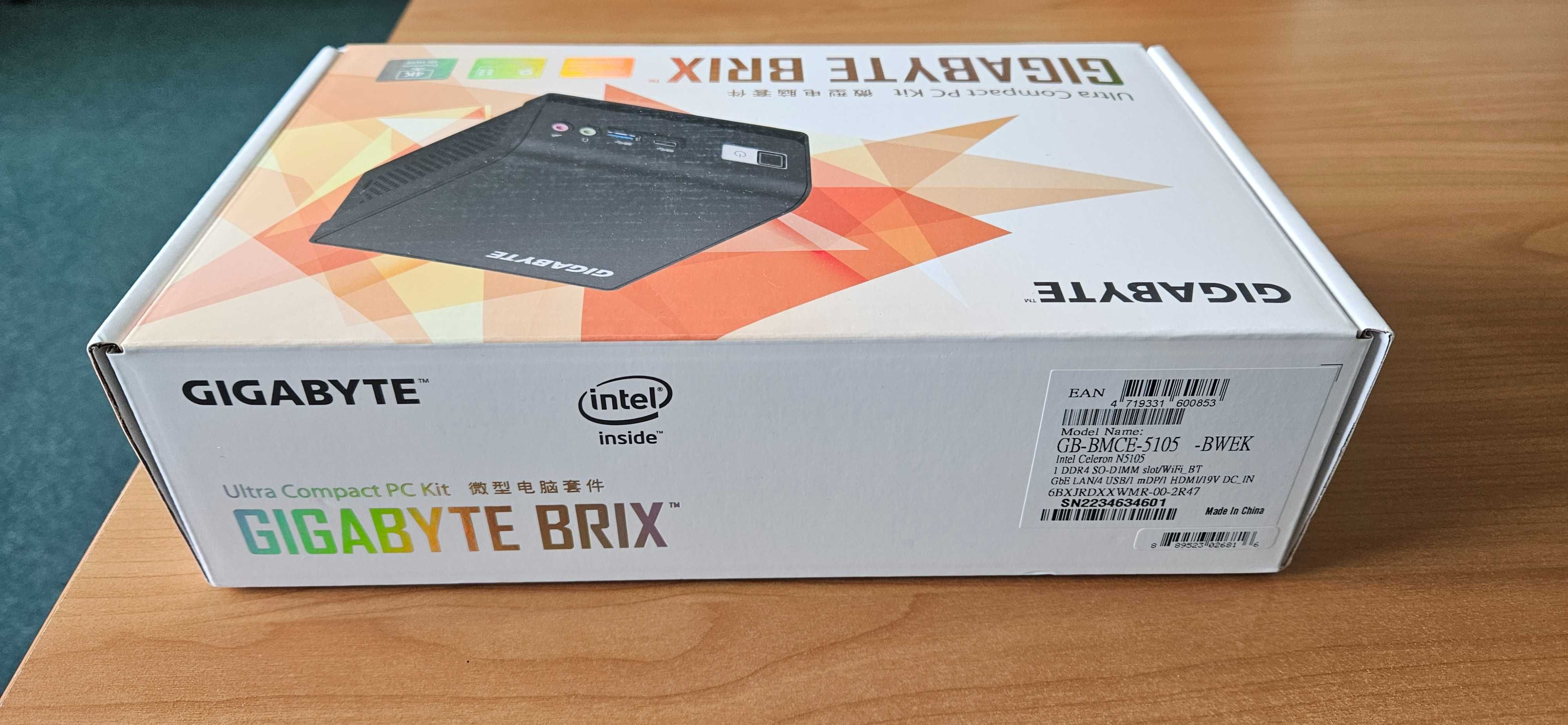 Продавам-GIGABYTE Brix BMCE-5105