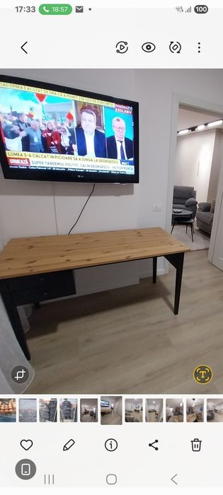 Pat dormitor 1000 lei, birou, fotolii