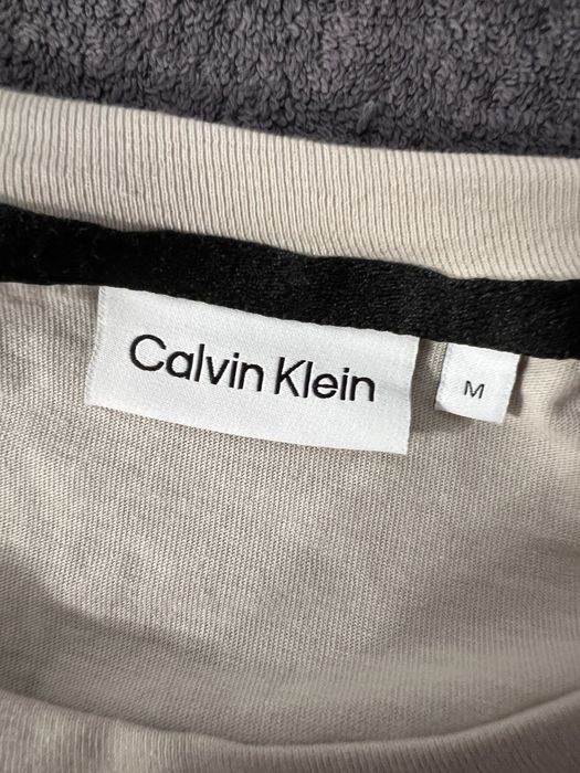 Tricou crem Calvin Klein