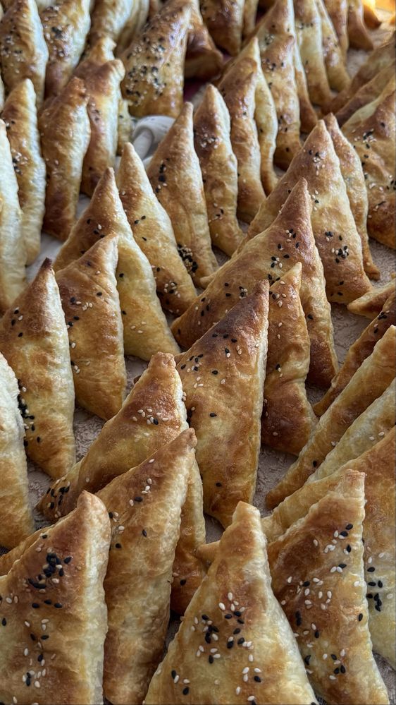 Домашняя выпечка, самса и блины