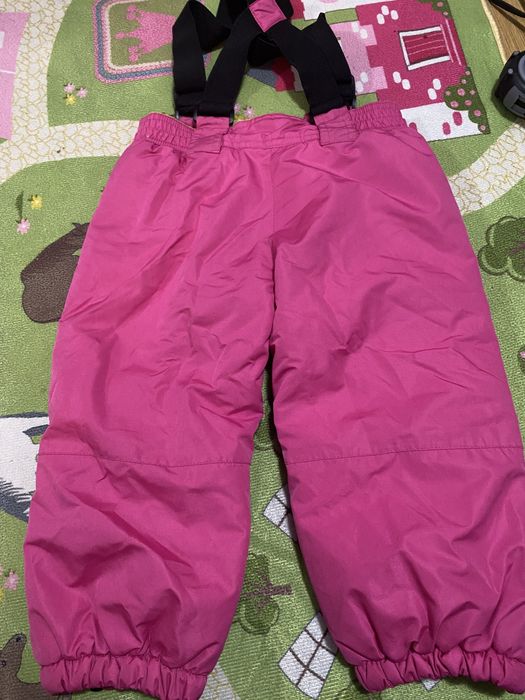 Salopeta de zapada fete, marime 98, cu bretele reglabile