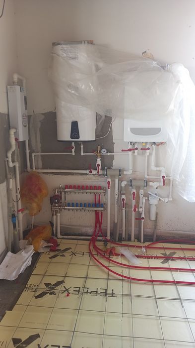 Отопление частных домов установка газовых котлов тёплый пол автономный