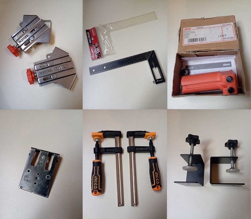 Продаётся проф. инструмент: струбцины, уголок, шаблоны