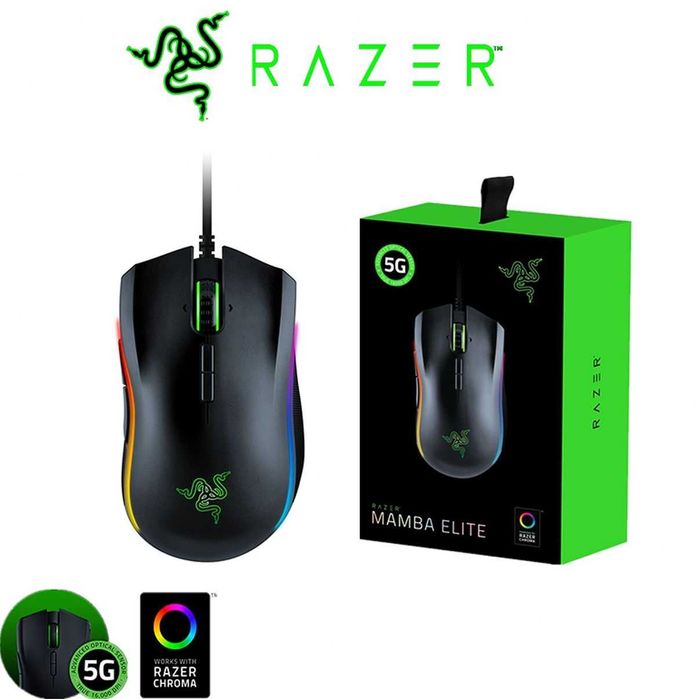 Mouse Gaming Razer Mamba Elite 5G 16K DPI RGB nou Sigilat in cutie