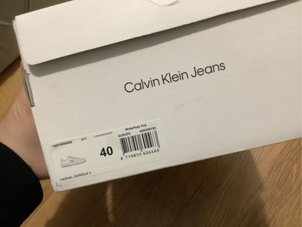 Calvin Klein Jeans бели маратонки 40н, като нови
