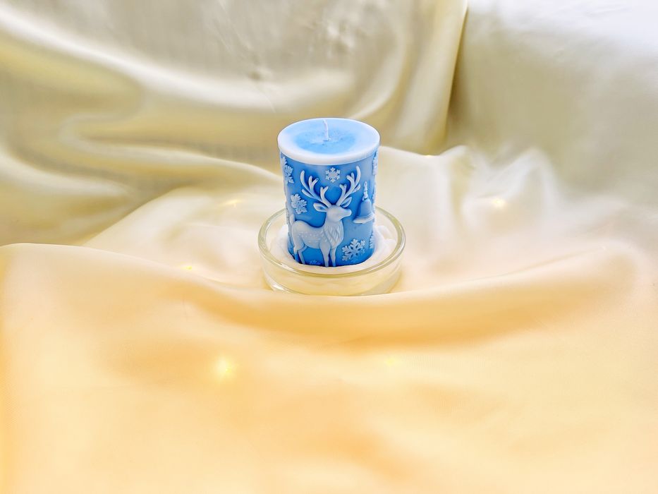 Подарък Соева свещ/ букет