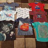 Tricouri băieți,Thomas,McQueen,avioane,5-6 ani,H&M,Mothercare,Disney