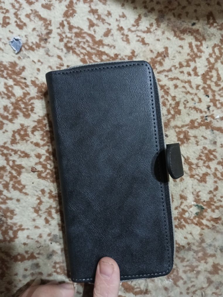 IPhone 16 Pro Max чехол кожа Black