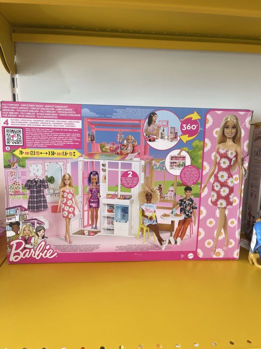 Set Barbie de Papusi ,Casa cu 2 Etaje pentru copii