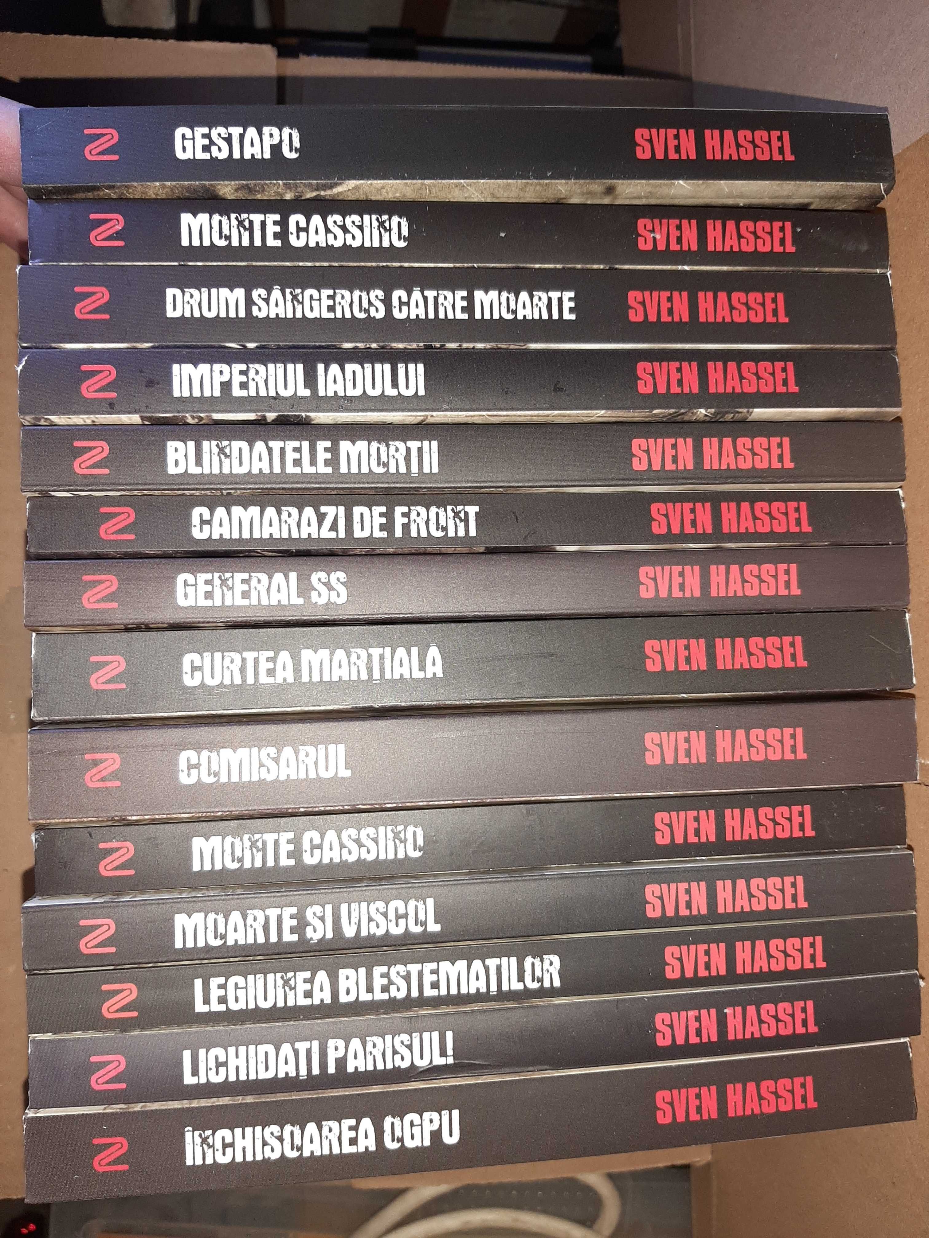 Colectia completa Sven Hassel ( 14 vol). Carti noi. Editie 2017