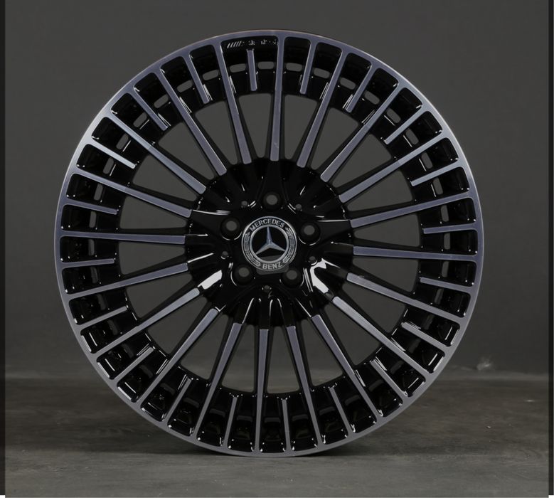 o janta 21 originala mercedes eqs v297 , black high-sheen