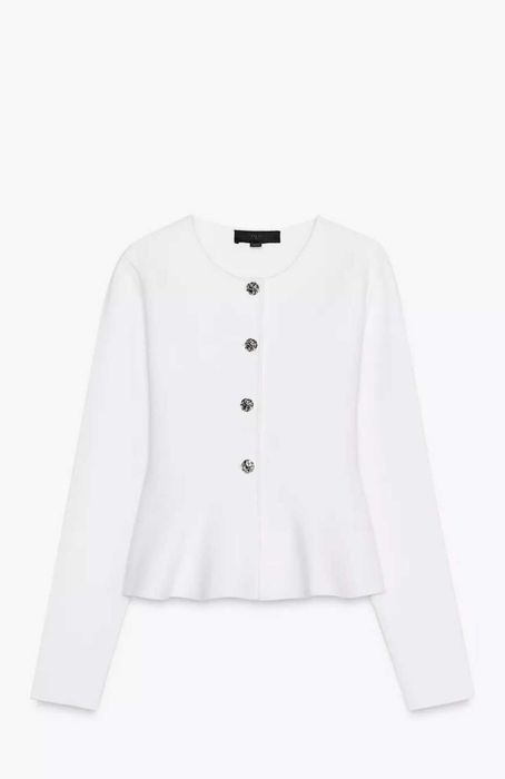 Нова жилетка с етикет на ZARA с пелпум ефект размер М