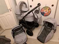 Carucior 3 in 1 Krausman Trend Light Grey Prestige
