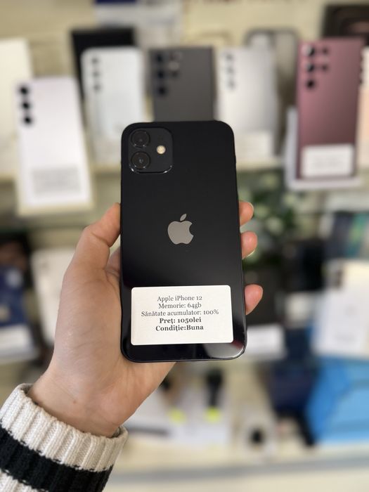 Apple iPhone 12 -Midnight, Blue, White-