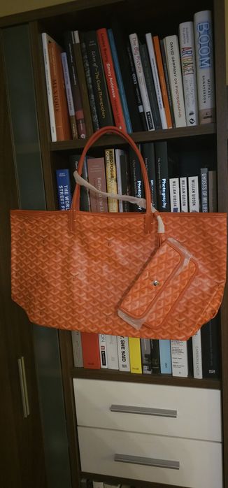 Geanta shopper piele ecologica Goyard