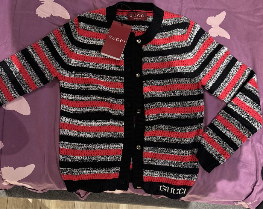 Gucci Striped cardigan, Гучи жилетка