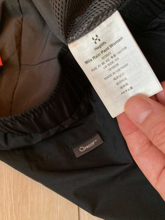Haglofs Mila Rain Pant женски водоустойчив панталон размер XS