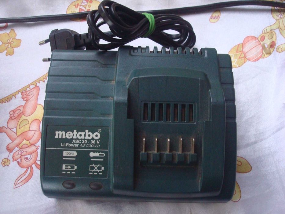Incarcator Li-Ion Metabo ASC 30-36 air cooled, output 12-42 V la 3 A