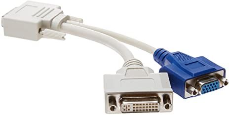 Оригинал Переходник для Видеокарты, 24+5Pin 2xDVI-I - 1xVGA / 1xDVI-I,