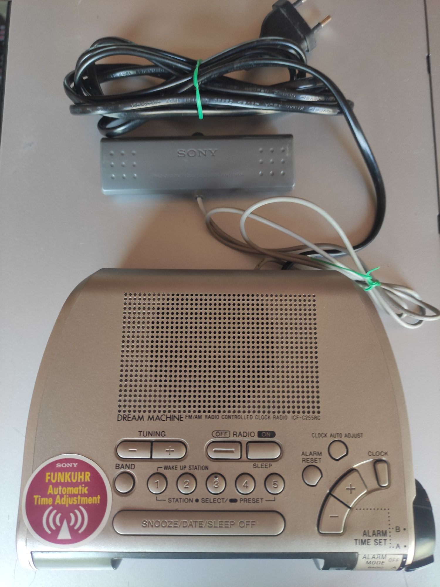 SONY clock radio model:  icf-C255RC