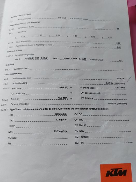 Ktm excf 350 patru timpi, 140h,enduro,