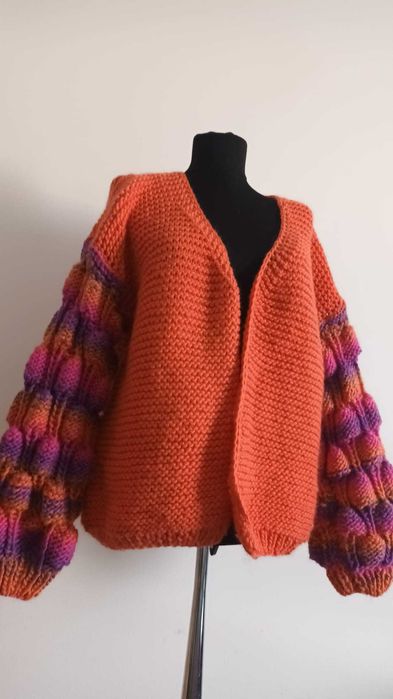 Cardigan handmade lana