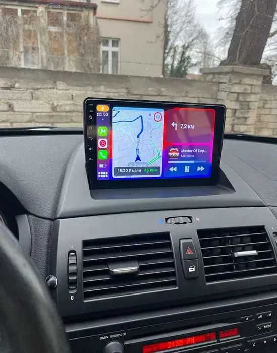 1-8GB Navigatie Android BMW X3 E83 2003-2012 WiFi Bluetooth CARPLAY