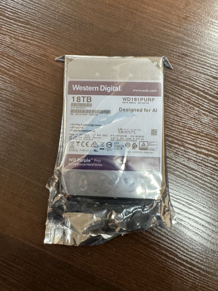 HDD Western Digital Purple Pro 18 TB
