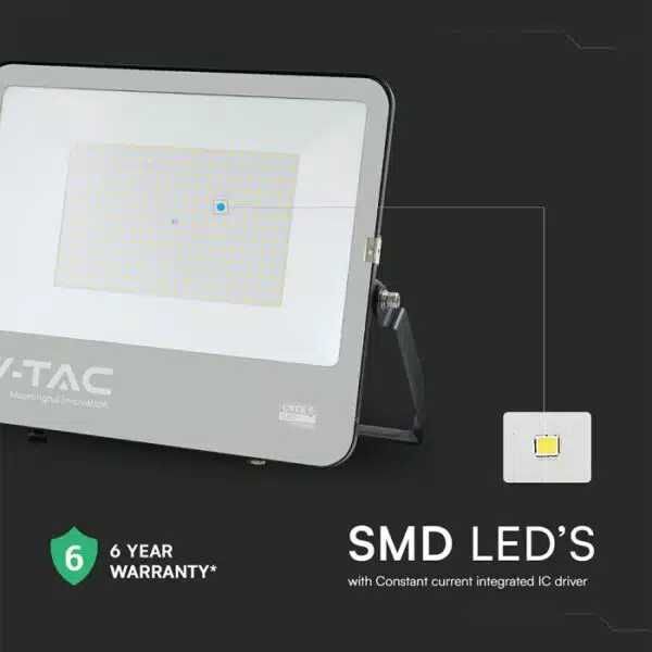 LED Прожектор 200W V-tac с CREE диоди 22960 лумена  6 години гаранция