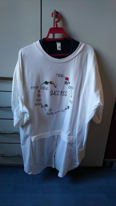 Туники голям рамер памук