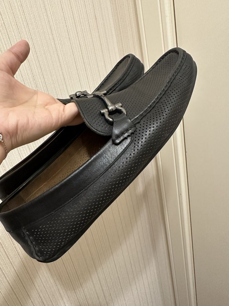 Кожаные мокасины SMAN