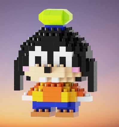 Set lego figurine animate, diferite personaje din desene, 130+ piese