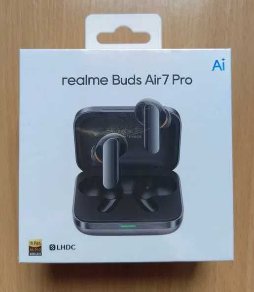 Наушники Realme Buds Air 7 Pro. ГЛОБАЛЬНАЯ ВЕРСИЯ. Новые в упаковке