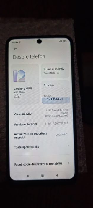 Vand Redmi Note 9t si Note 10s