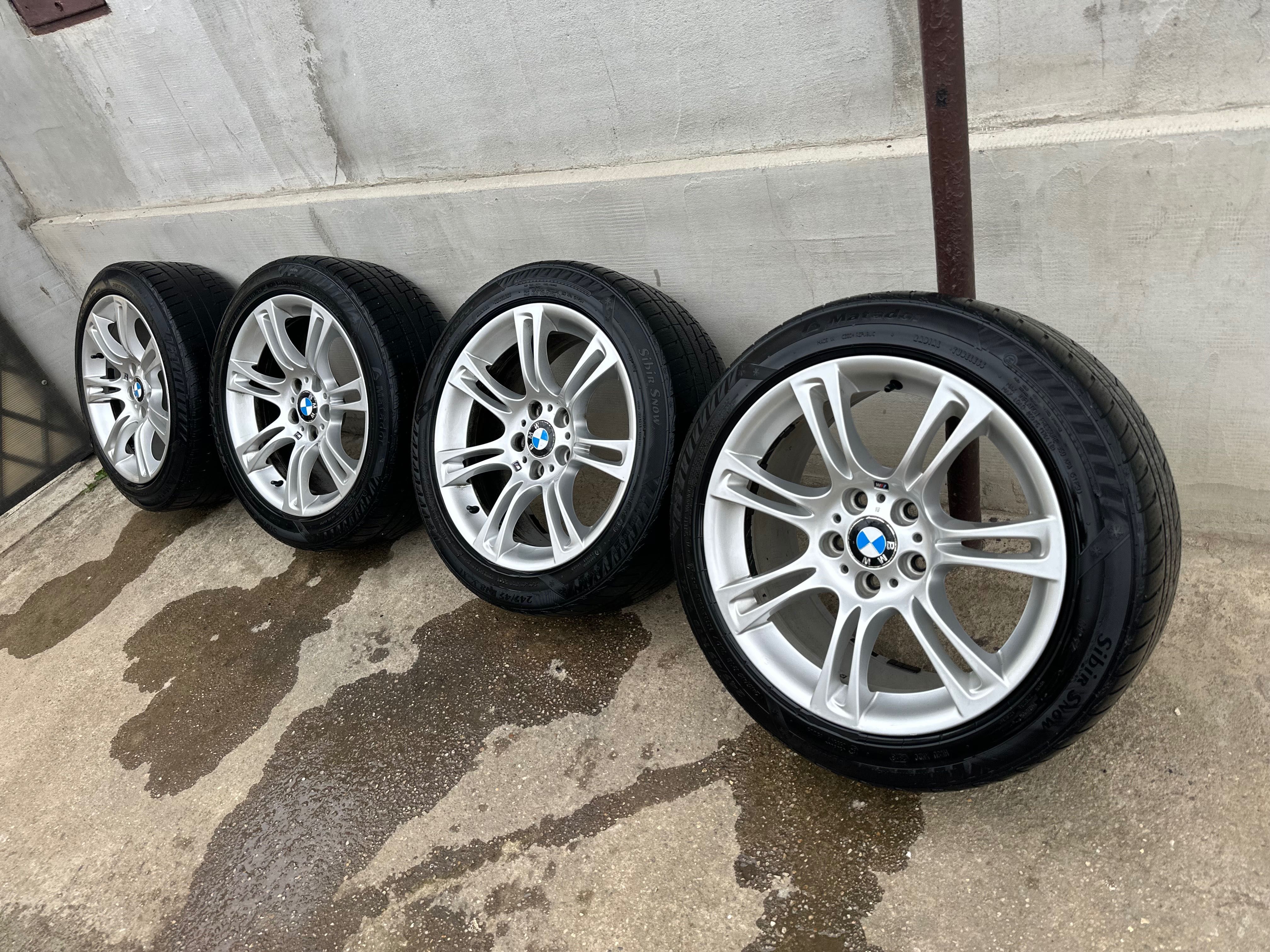 Jante BMW MPacket 18” 5x120, fara defect, anvelope incluse 245/45R18