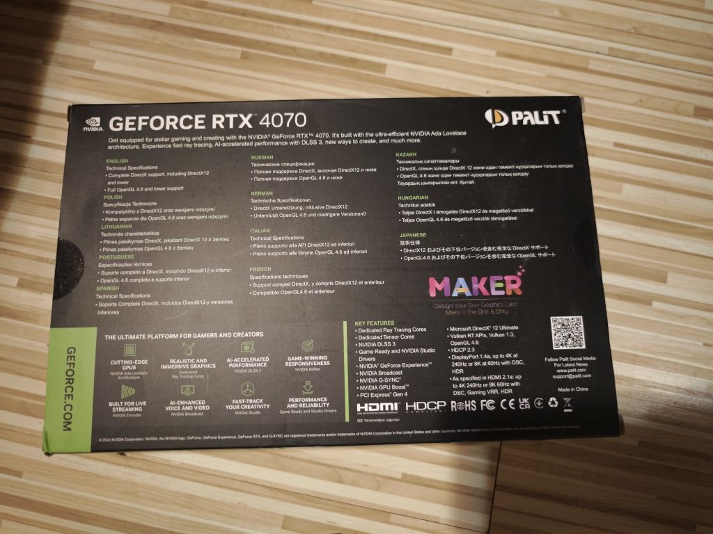 Rtx 4070 Dual Palit