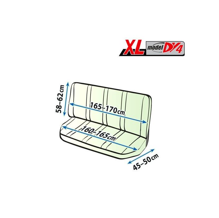 Husa pentru bancheta de patru persoane Ares - DV4, marime XL