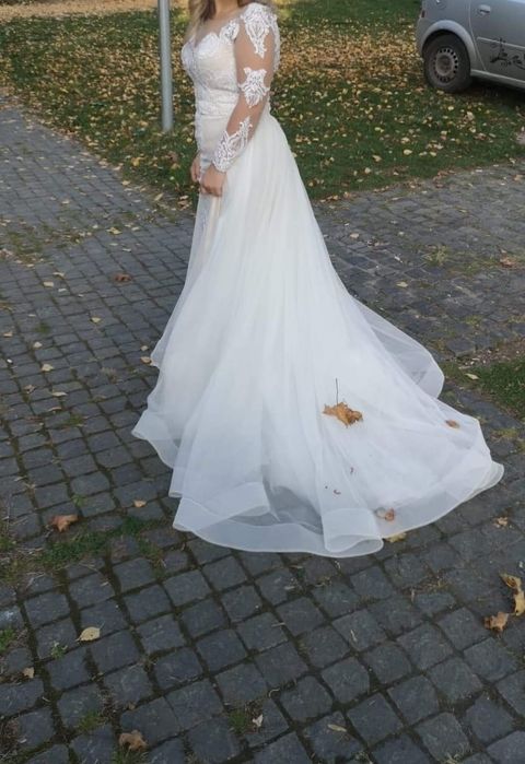 Rochie de mireasa cu trena detașabilă!
