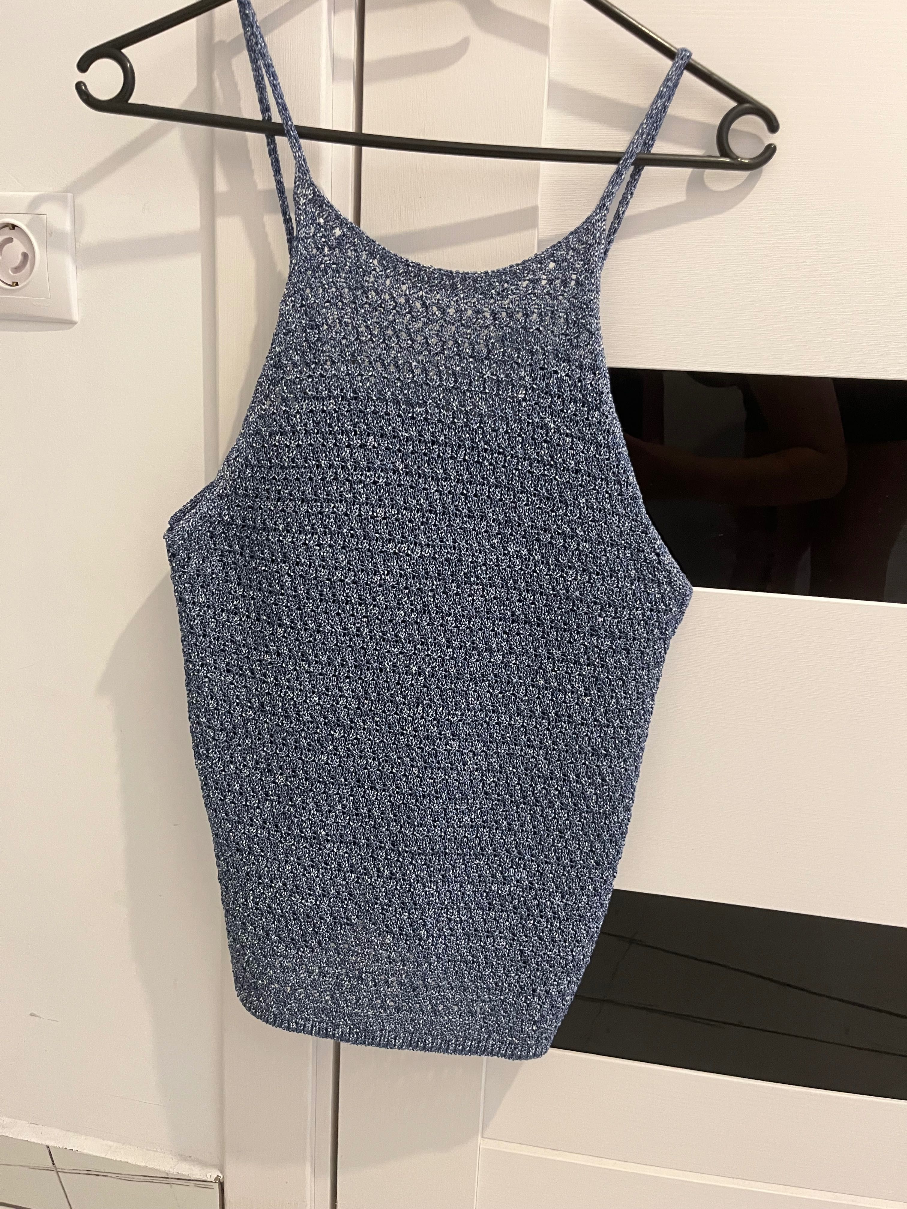 Плетен потник Massimo Dutti