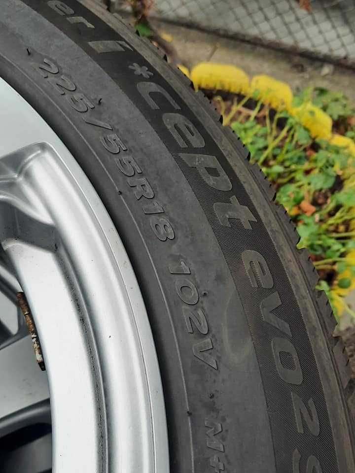 4 Броя 225/55/18 Hankook 1x7mm 3x5,6mm