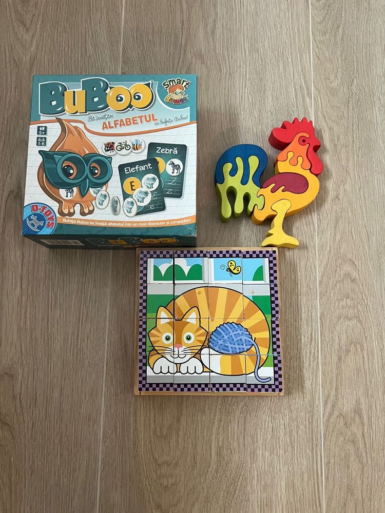 Jocuri copii 3-6 ani (puzzle, board games)